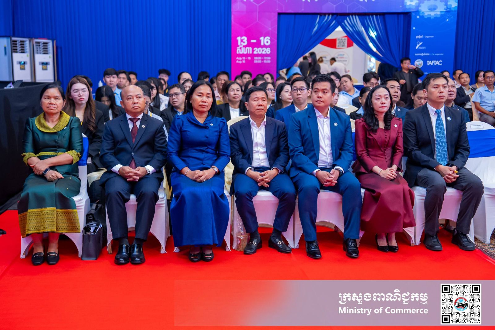 His Excellency SAMHENG Bora, Secretary of State of the Ministry of Commerce, Presides over the Opening of a Discussion on “Strengthening Trade, Investment and Logistics Connectivity: Promoting Private Sector Development and Cambodian Products Diversification” ...